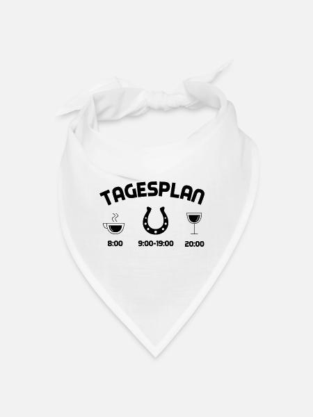 Tagsplan 2 - (2) - Bandana - Weiß - Vorne