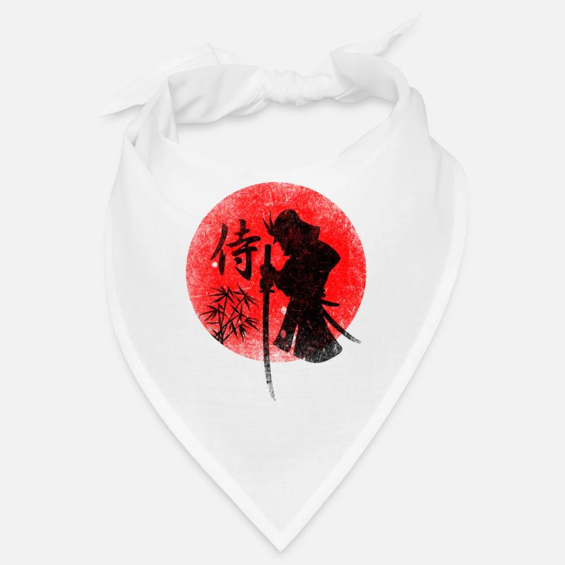 Samurai vor Roter Sonne mit Bambus Bandana
