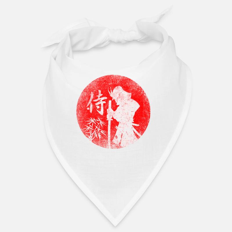 Samurai vor Roter Sonne mit Bambus Bandana