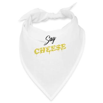 Say Cheese - Bandana - Weiß - Vorne