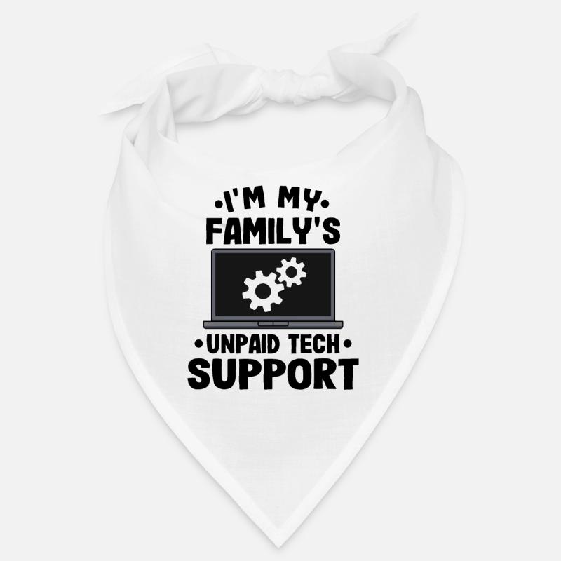 First Level Support Cadeau Drôle Programmeur Bandana