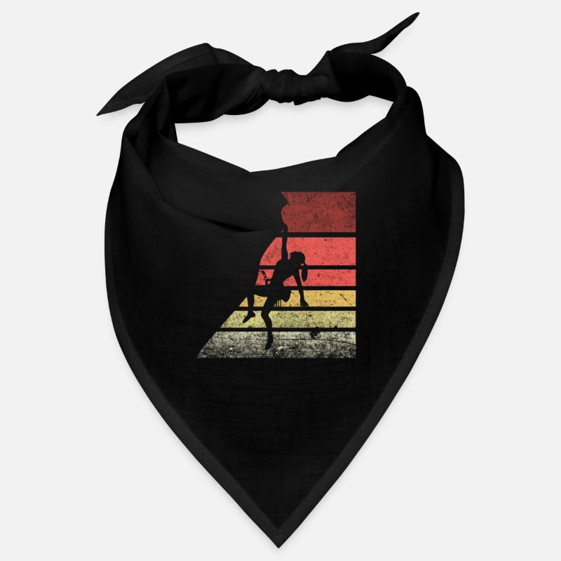 Climbing Retro Silhouette Bandana