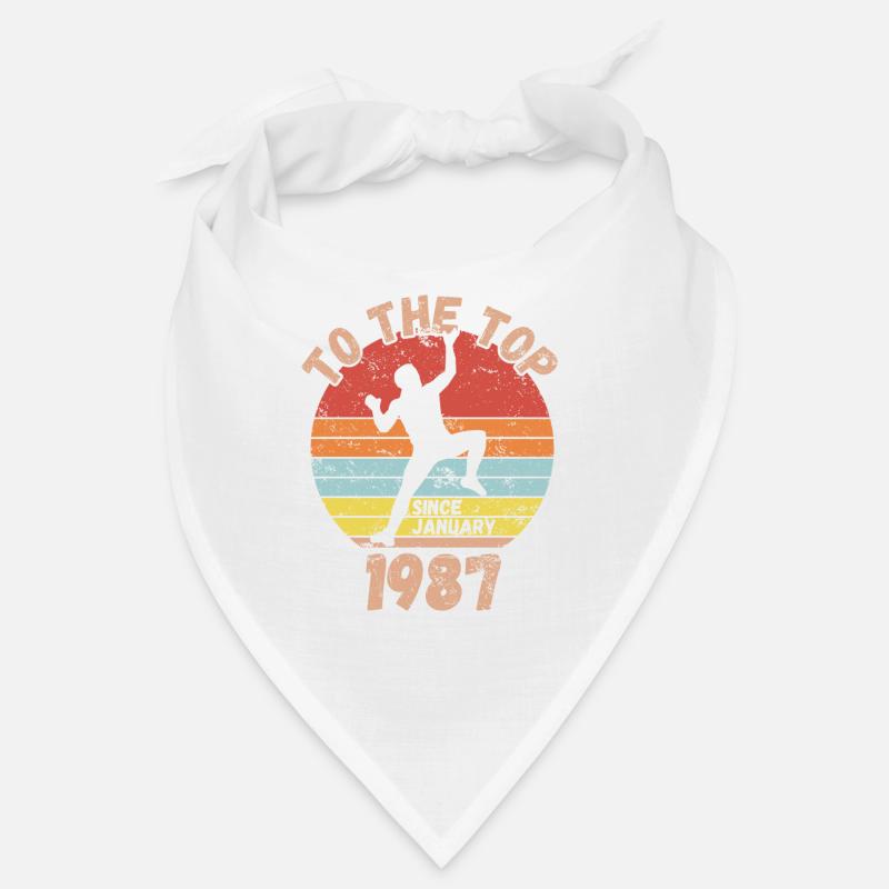 Geburtstag Klettern Bouldern seit Januar 1987 Bandana