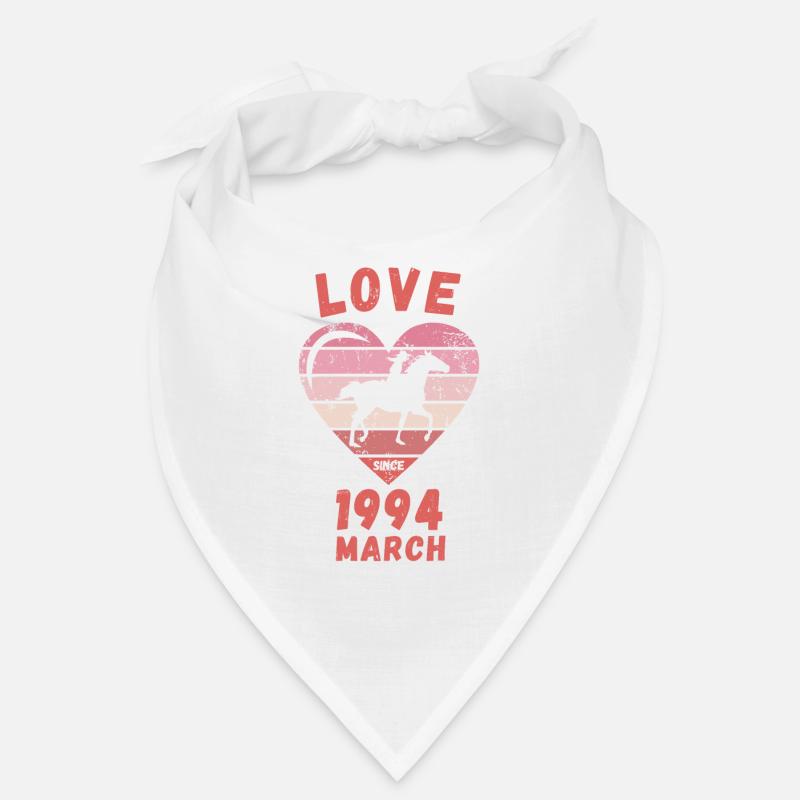Anniversaire de l’Amour de l’équitation Mars 1994 Bandana