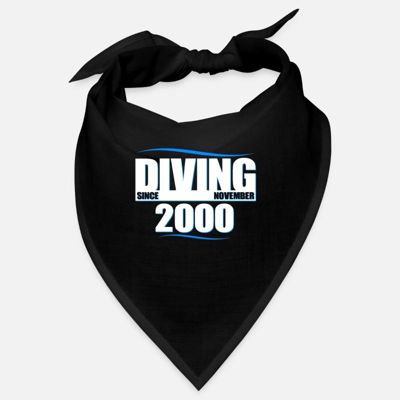 Diver Birthday - Diving since November 2000 Bandana