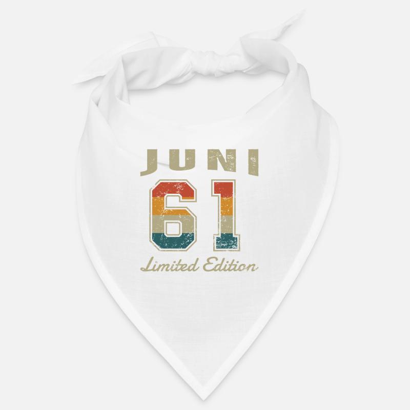 Geburtstag: Juni 1961 - Limited Edition Retro Bandana