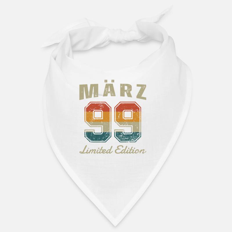 Geburtstag: März 1999 - Limited Edition Retro Bandana