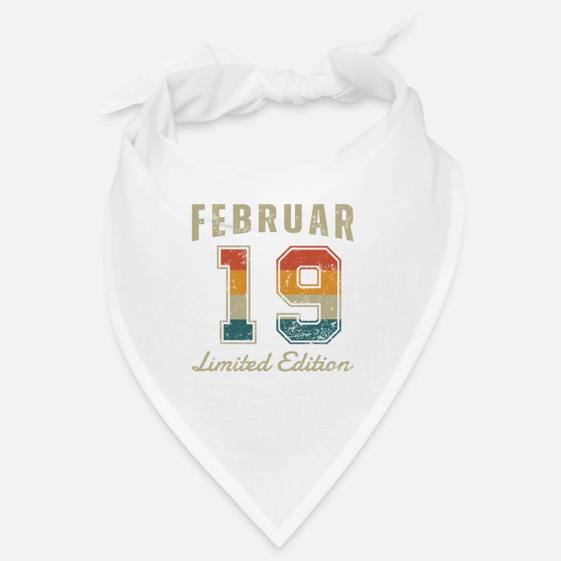 Geburtstag: Februar 2019 - Limited Edition Retro Bandana