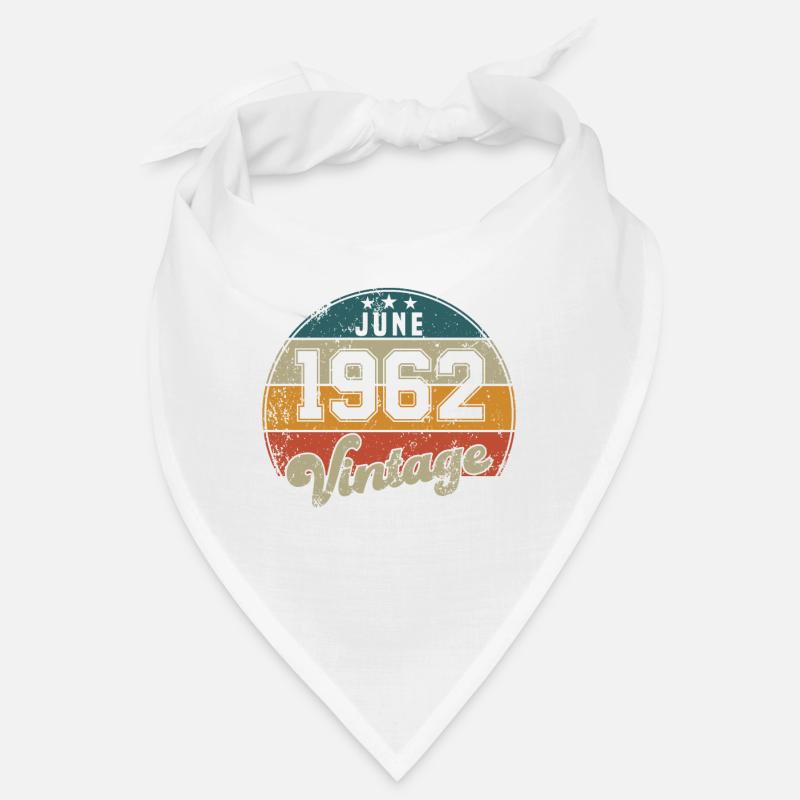 Vintage Geburtstag - Juni 1962 - Geschenkidee Bandana