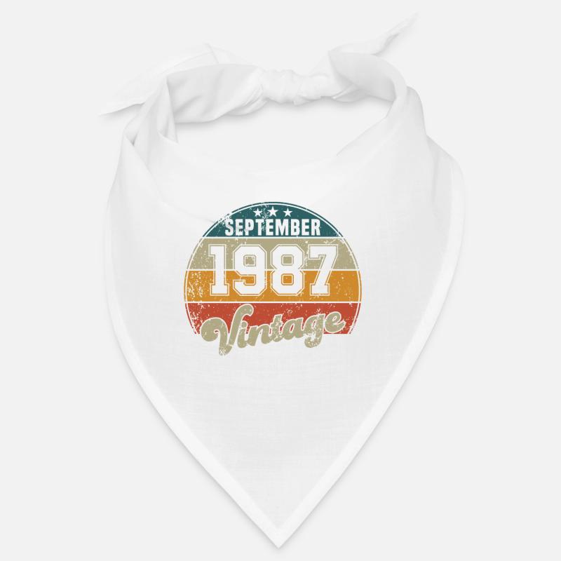 Vintage Geburtstag - September 1987 - Geschenkidee Bandana