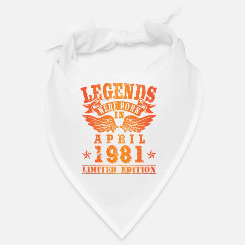 Les légendes sont nées en avril 1981 Bandana
