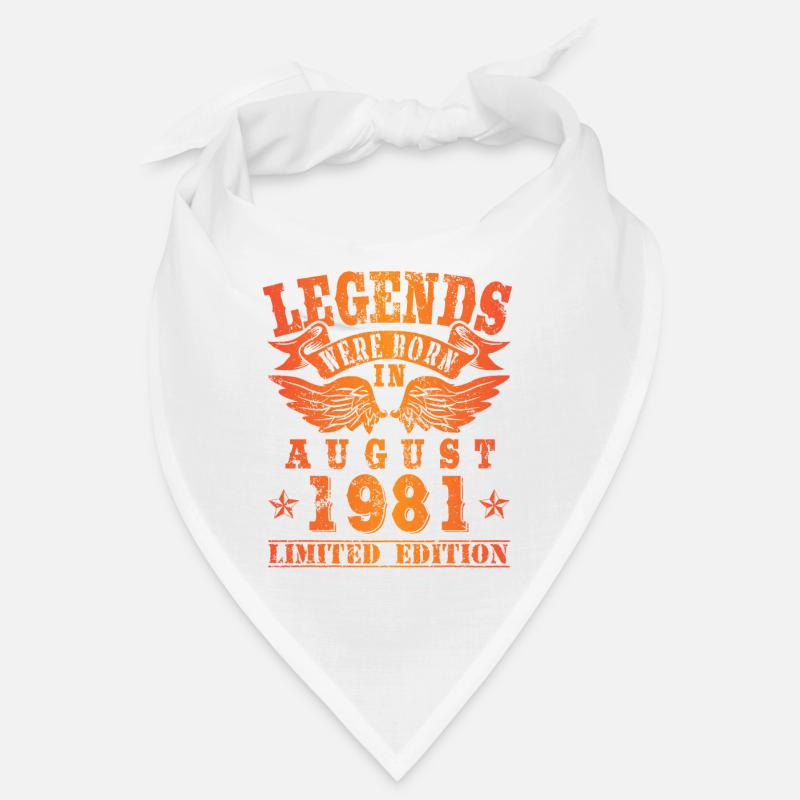 Les légendes sont nées en août 1981 Bandana