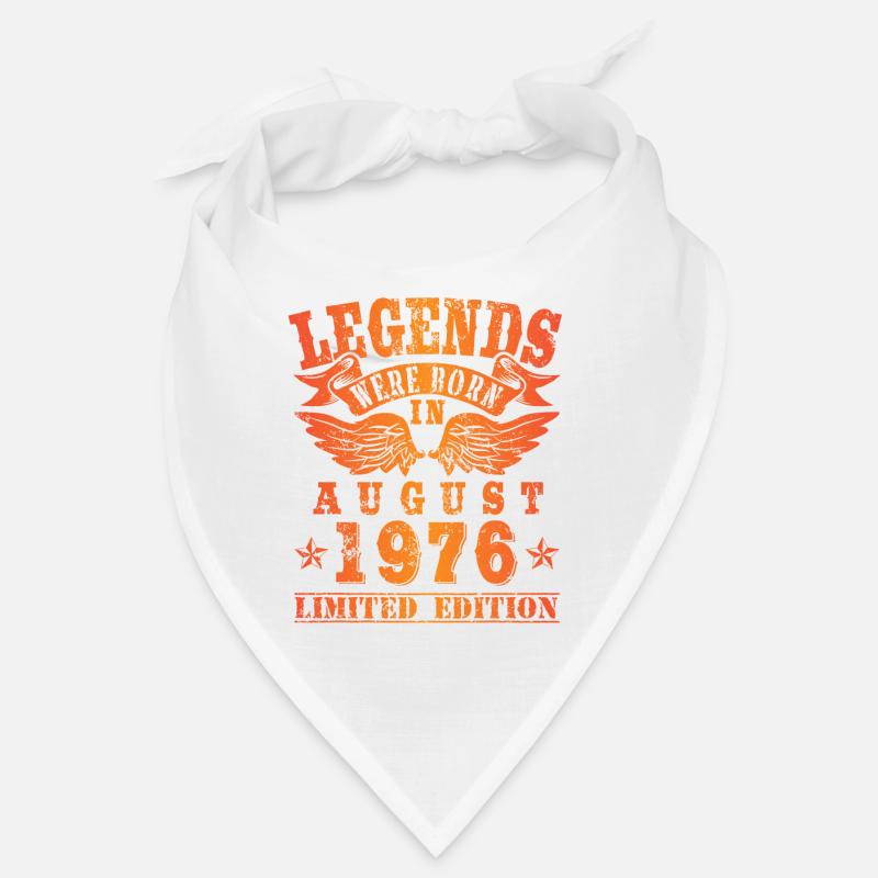 Legends sont nés en Août 1976 Anniversaire Bandana