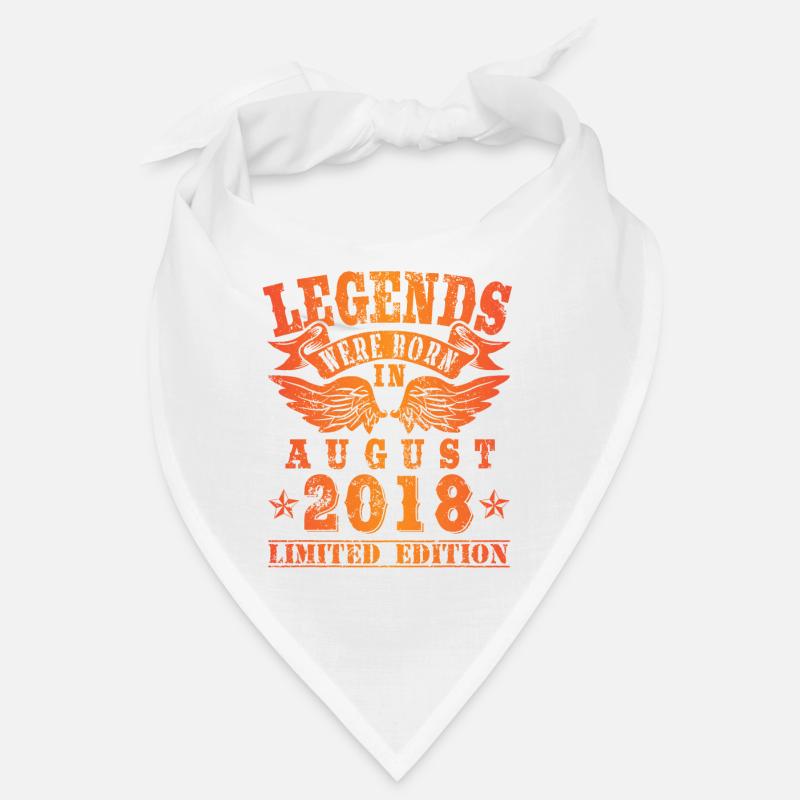 Legends sont nés en Août 2018 Anniversaire Bandana