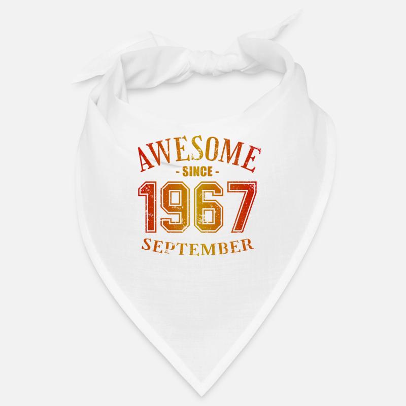 Septembre 1967 - Anniversaire de septembre Bandana