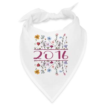 2016 Legendär Seit 2016 Geburtstag 2016 Frauen - Bandana - Weiß - Vorne