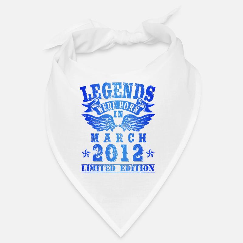 Les légendes sont nées en mars 2012 Anniversaire Bandana