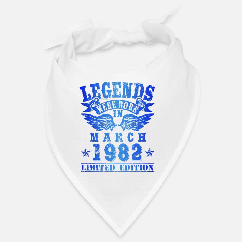 Legends est né en Mars 1982 Anniversaire Bandana