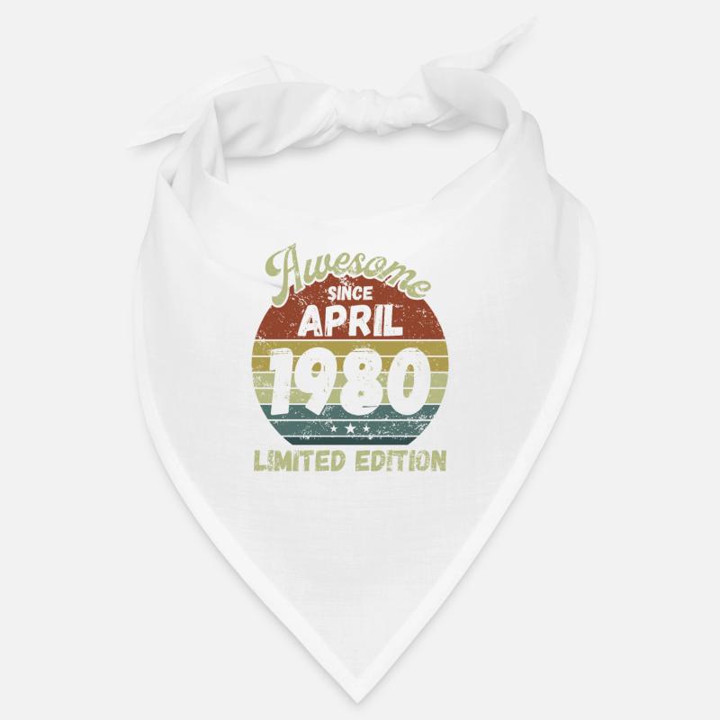 Awesome since April 1980 - Geburtstag Bandana