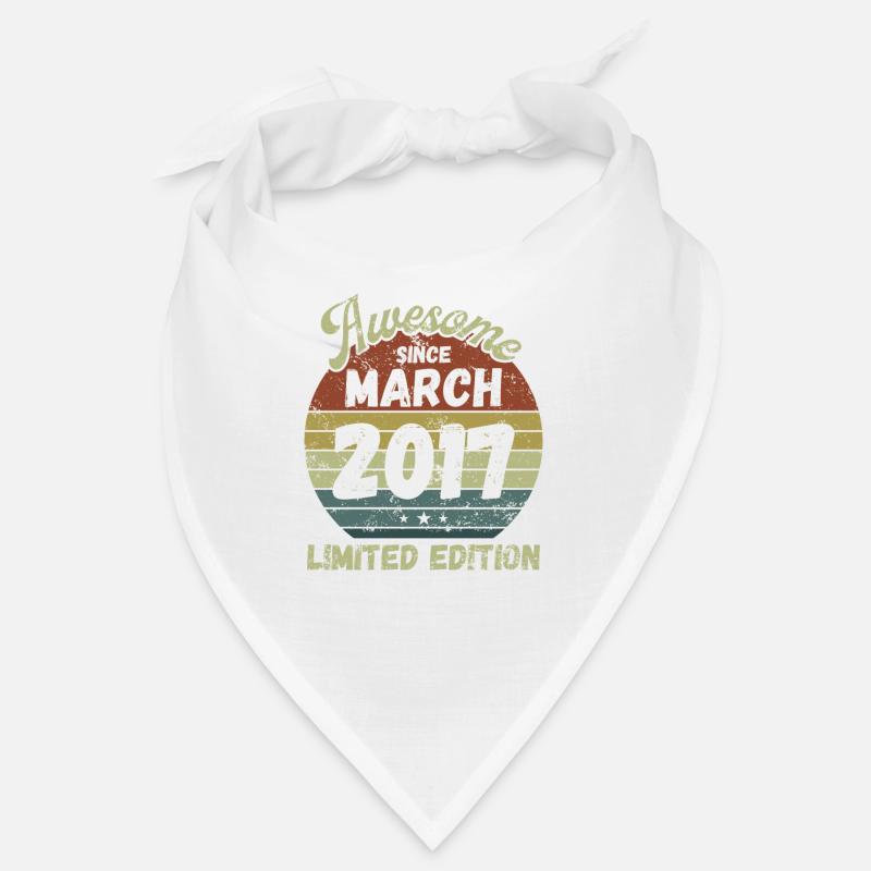 Awesome since March 2017 - Geburtstag Bandana