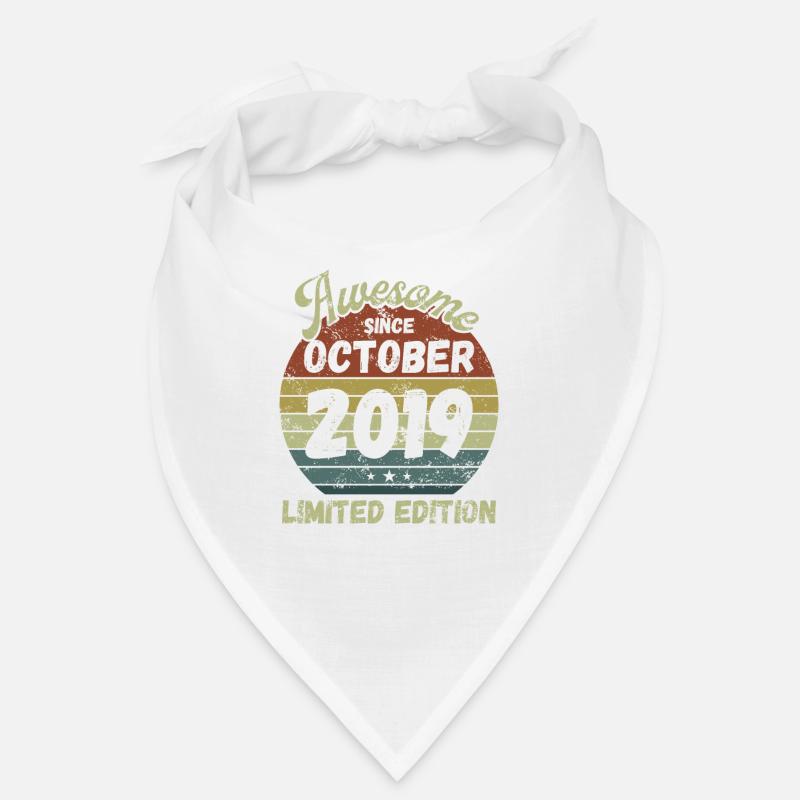 Awesome since October 2019 - Geburtstag Bandana