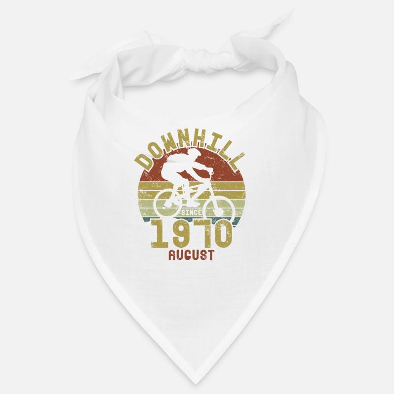 Anniversaire Vélo de descente Août 1970 Bandana
