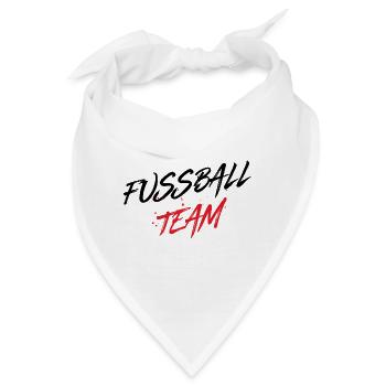 Fussball Team - Bandana - Weiß - Vorne