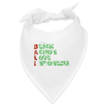 Bali - Indonesien - Bandana - Weiß - Vorne