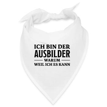 Ausbilder Spruch Beruf Lustiges Ausbilder Geschenk - Bandana - Weiß - Vorne