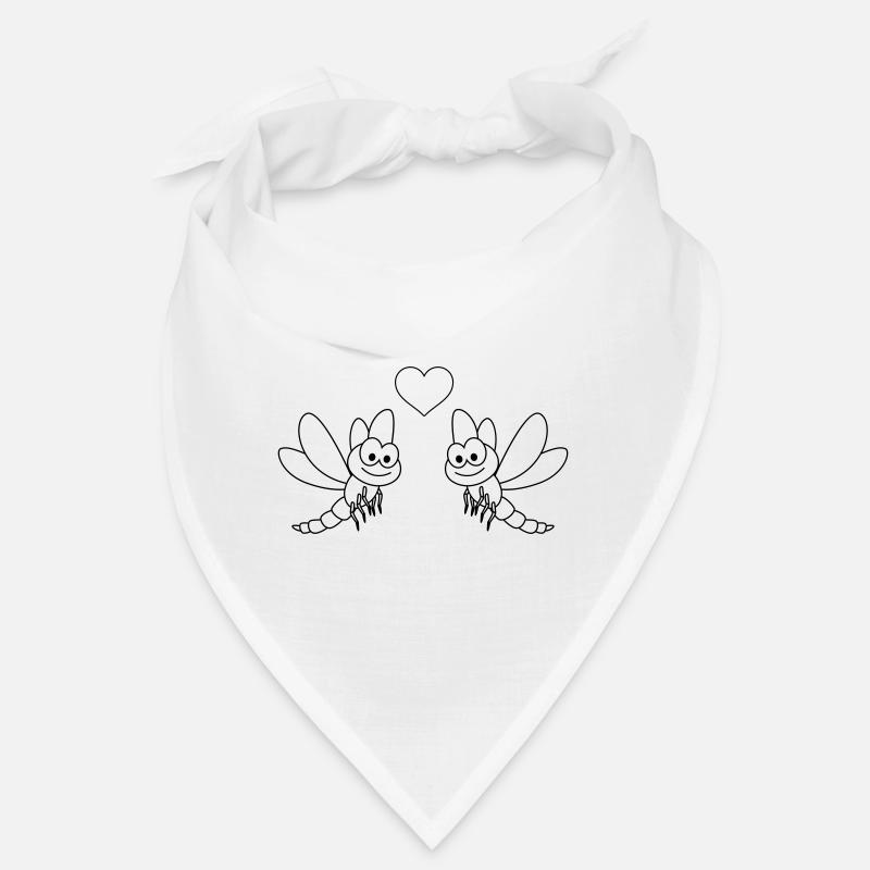 libellule comic couple amour Bandana