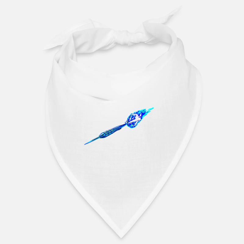 Dartpfeil hellblau Bandana