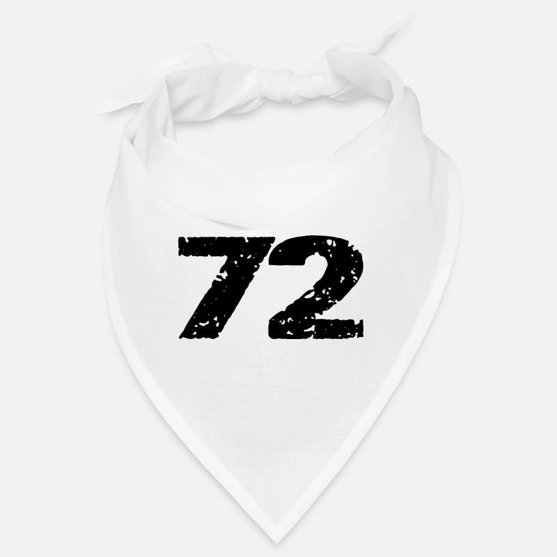 72 Number jersey Bandana