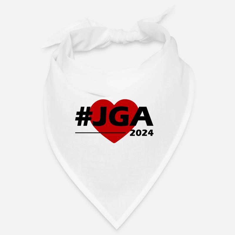 Jga 2024 Herz Junggesellenabschied Bandana