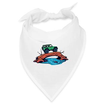 Geländewagen - Bandana - Weiß - Vorne