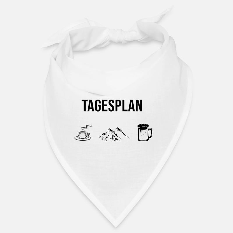Tagsplan Kaffee, Berge und Bier - Bandana