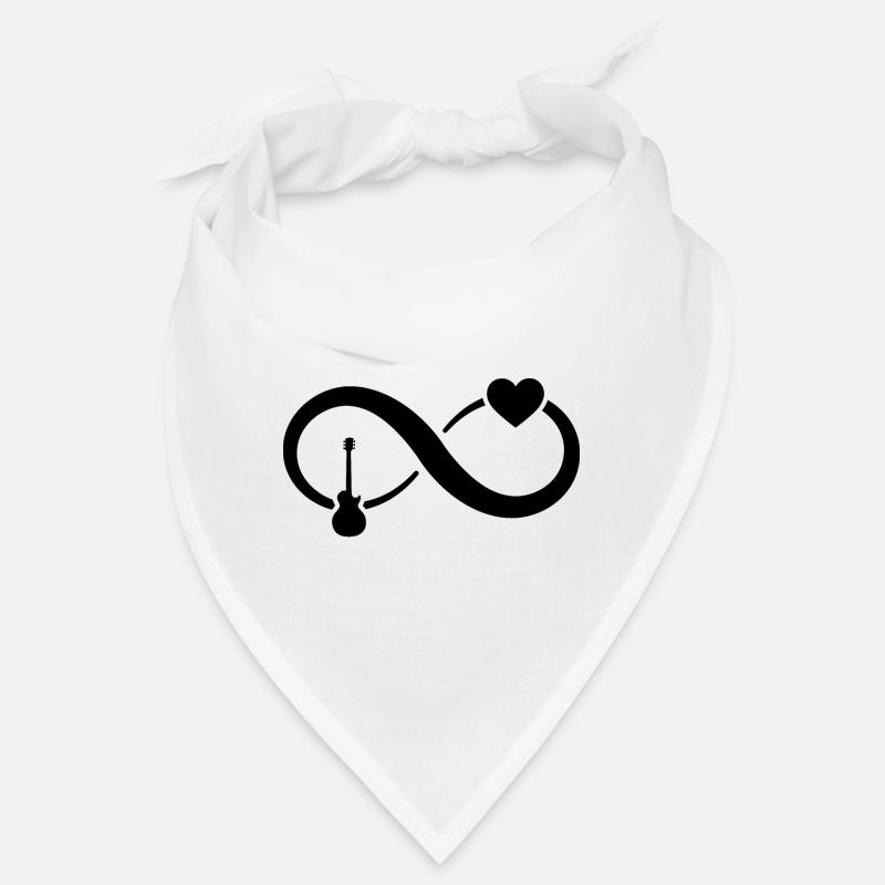 Infinity Heart and Guitar - Bandana