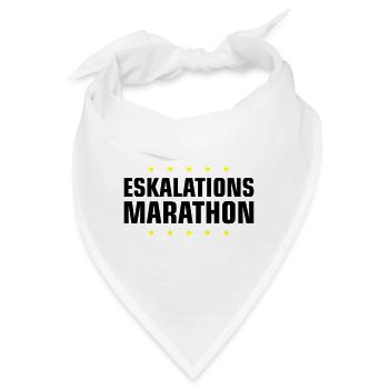 Eskalations Marathon - Bandana - Weiß - Vorne