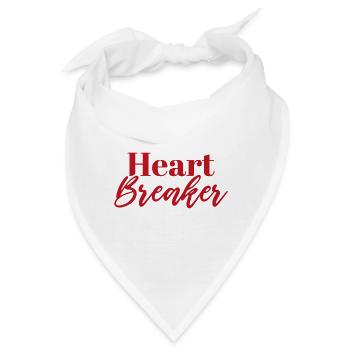 Herzensbrecher - Bandana - Weiß - Vorne