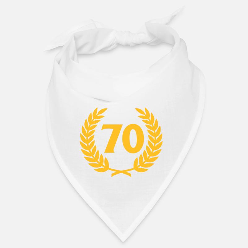 Couronne de laurier et le numéro (70) Bandana