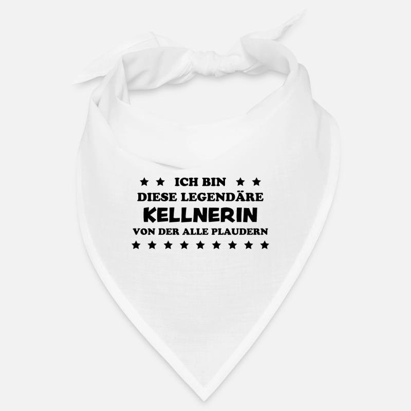 Kellnerin Lustig Spruch Serviererin Beruf Geschenk Bandana