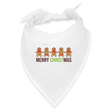 Lebkuchen Reihe - Lebkuchen Liebe - Bandana - Weiß - Vorne