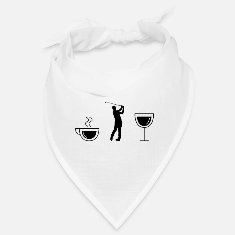 Kaffeewein und Golf - Bandana