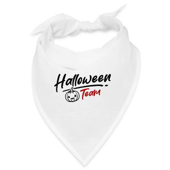 Halloween Team Party - Bandana - Weiß - Vorne