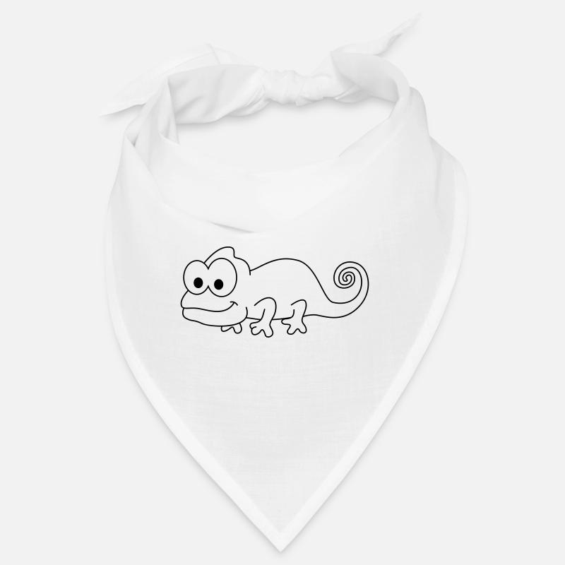 Chamäleon Comic Tier Bandana