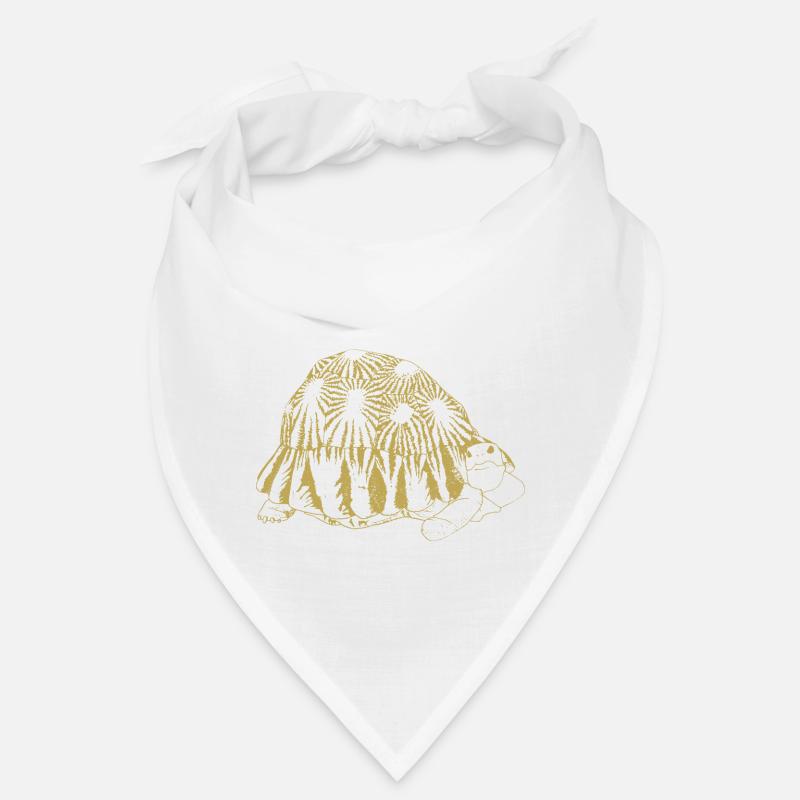 Illustrated designs with turtle Bandana