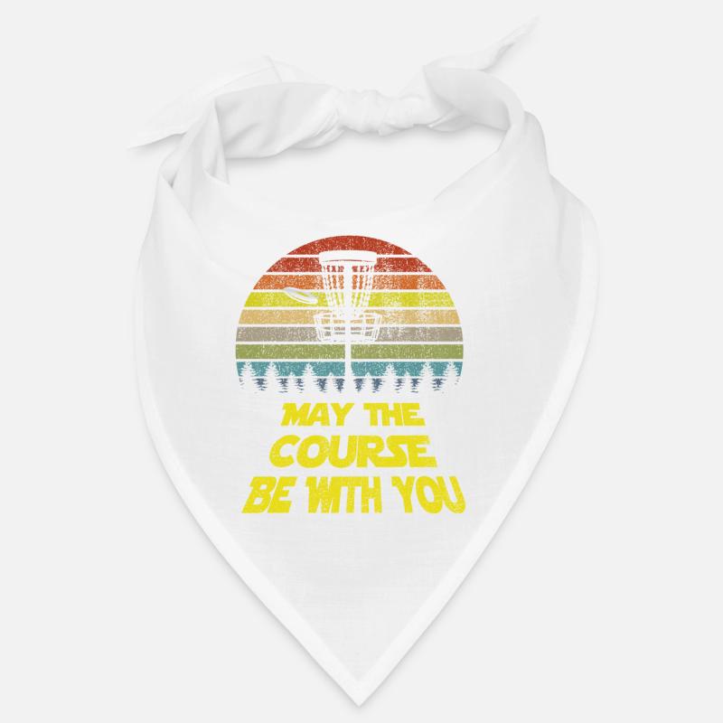 Frisbees Shirt Geschenk May The Course Be With You Bandana