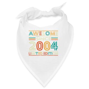Beeindruckend seit 2004 - Bandana - Weiß - Vorne