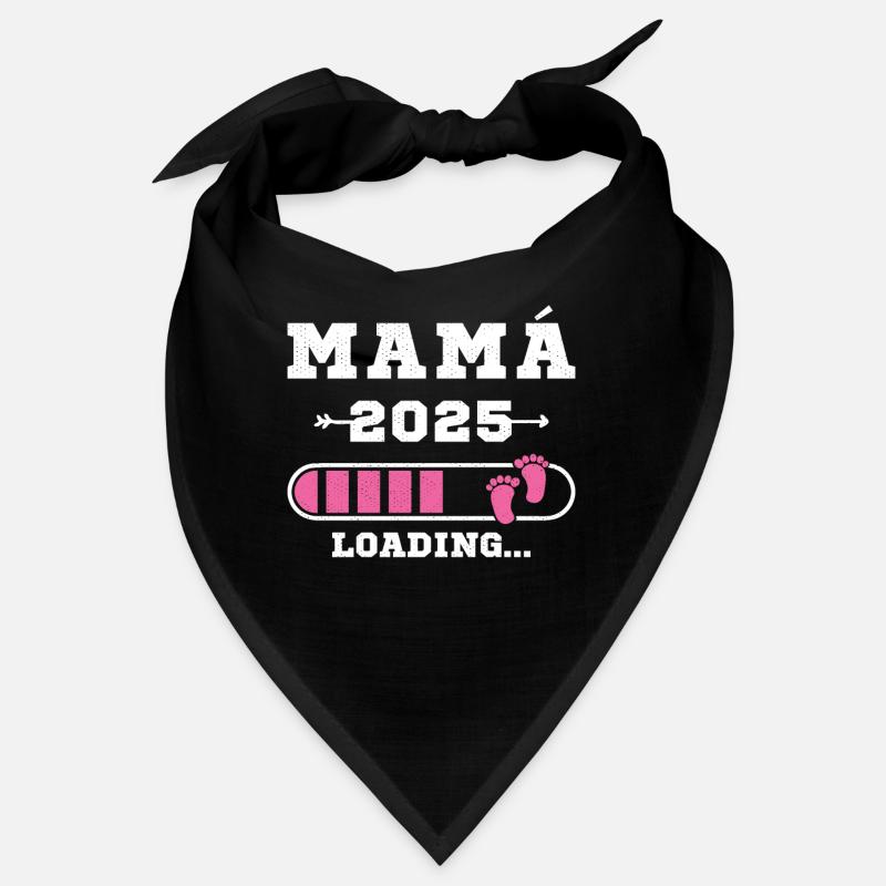 Mama 2025 werdende Mutter, die Schwangerschaft trägt Bandana