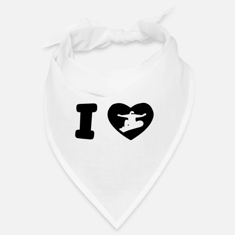 I love snowboarding - Bandana