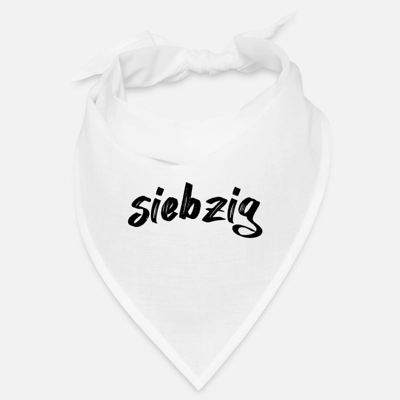 Siebzig Schriftzug. Bandana